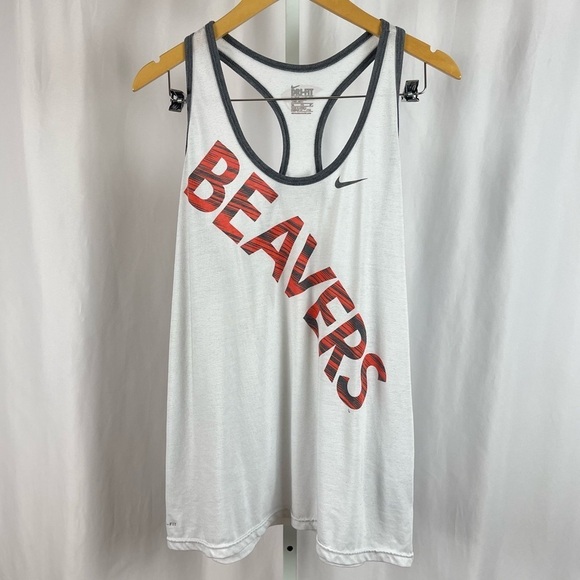Nike Dri-Fit 2X XXL OSU Beavers Collegiate Racer back Tank Top Mascot - Picture 1 of 6